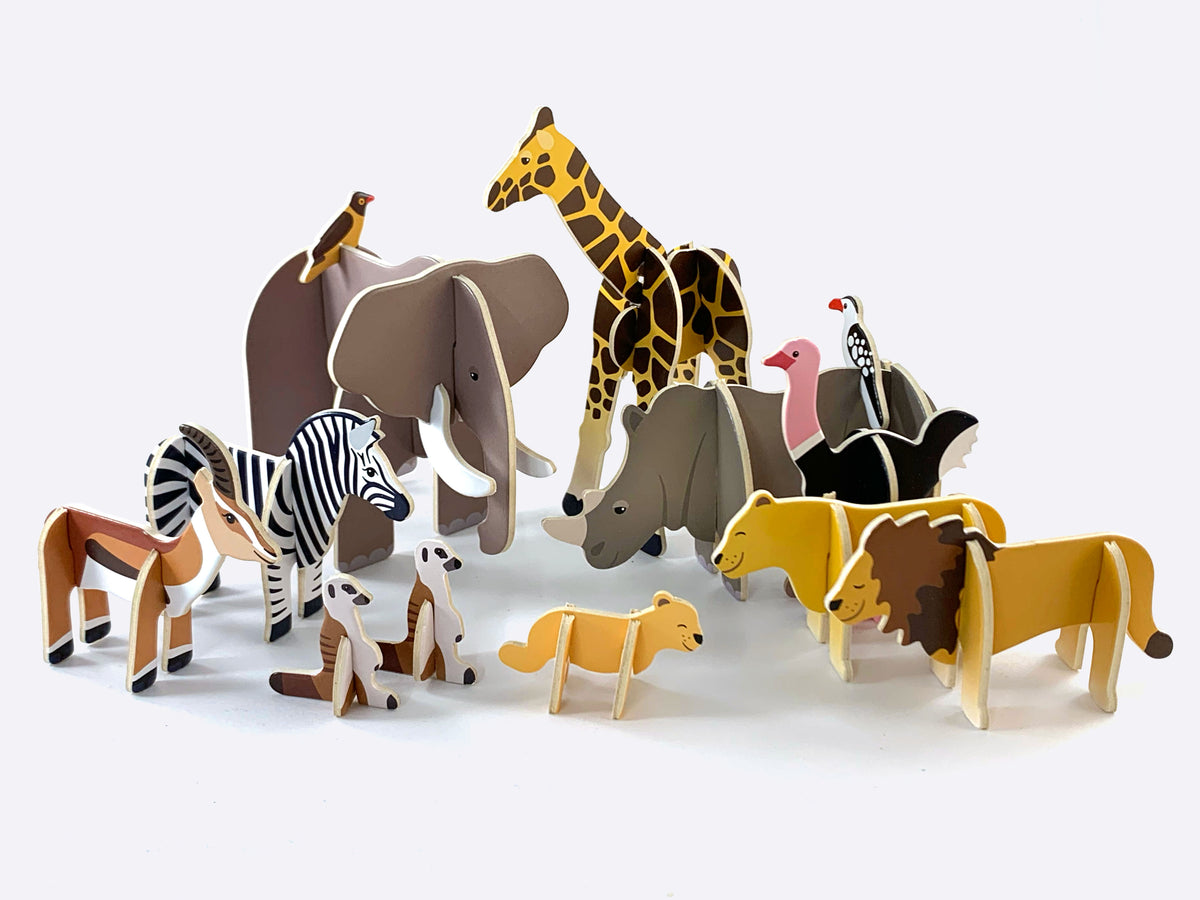 Savannah Animals Playset Playpress