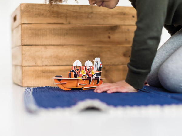PlayPress RNLI Lifeboat Eco-Friendly Playset Child Playing