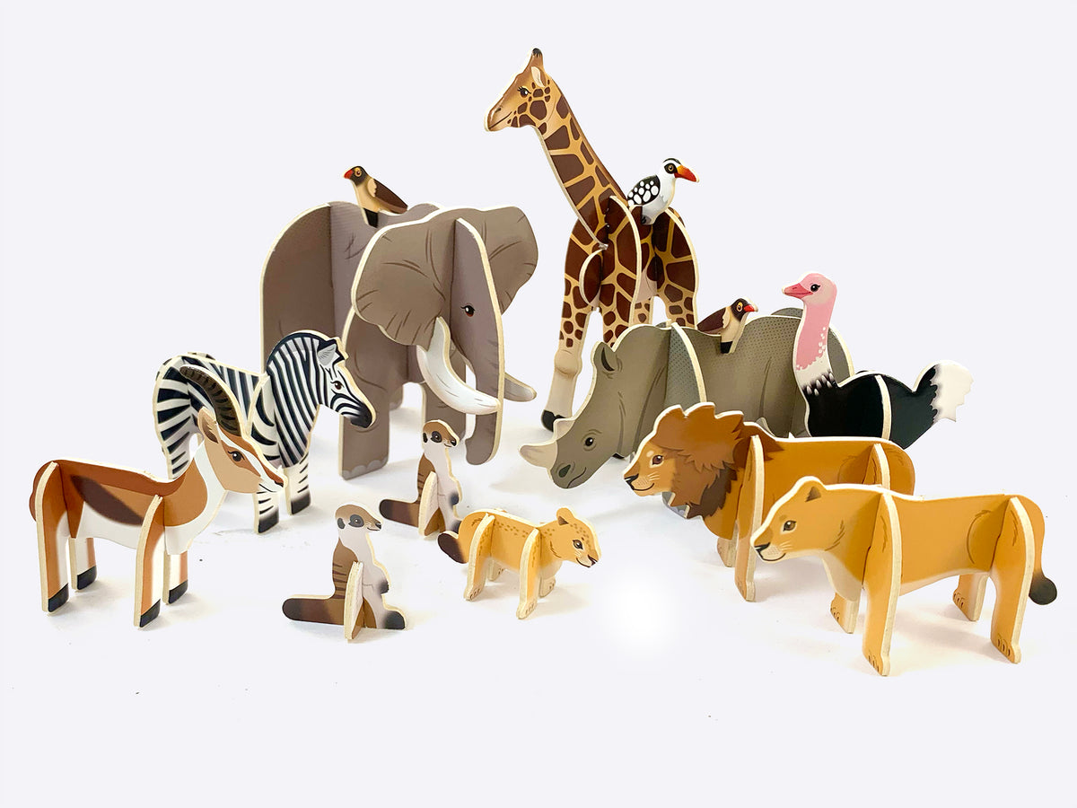 Savannah Animals Playset