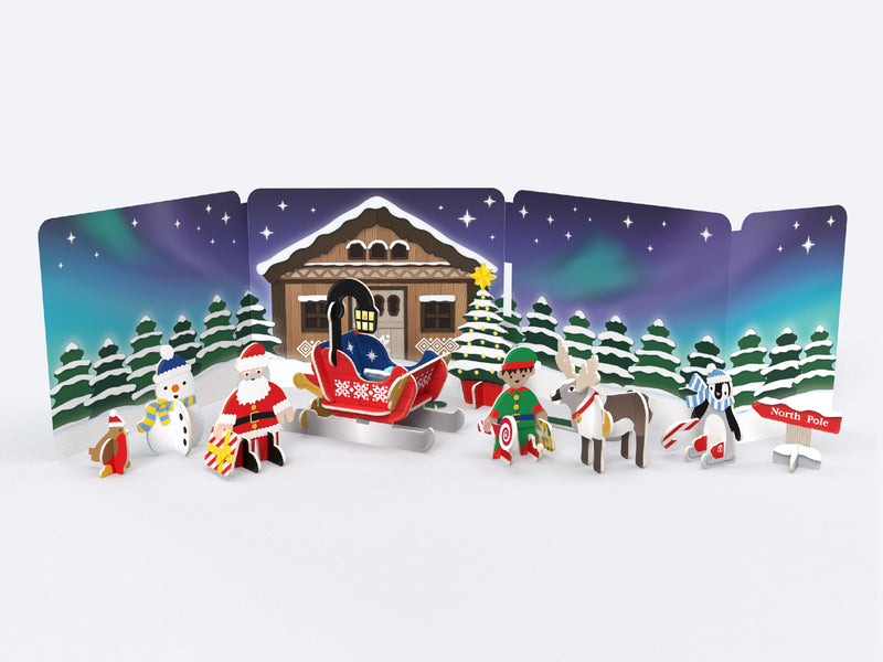 Santa's Midnight Sleigh Ride Playset