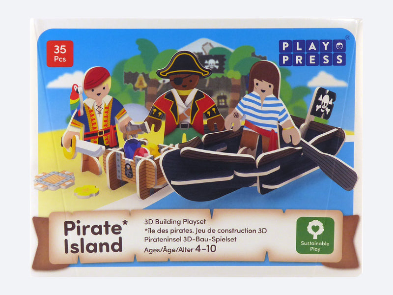 PlayPress Pirate Island Playset Pack