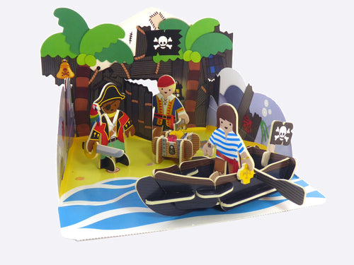 PlayPress Pirate Island Playset
